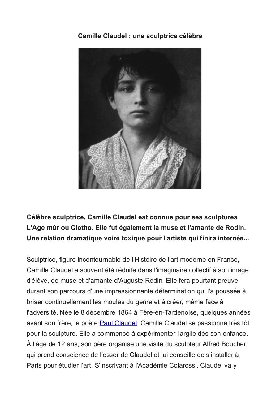 Fiche artiste_Camille Claudel.pdf - page 1/3