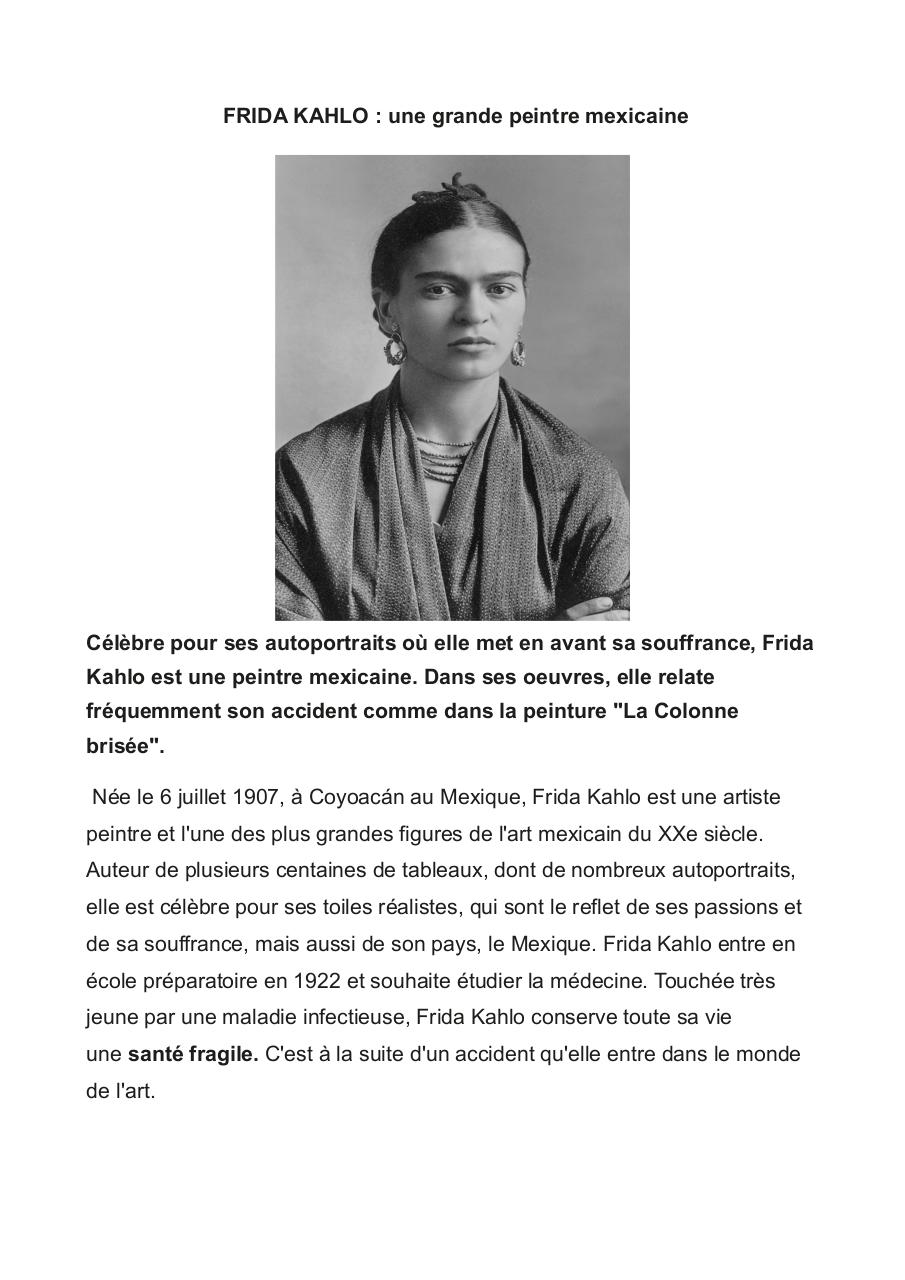 Fiche artiste_Frida Khalo.pdf - page 1/3