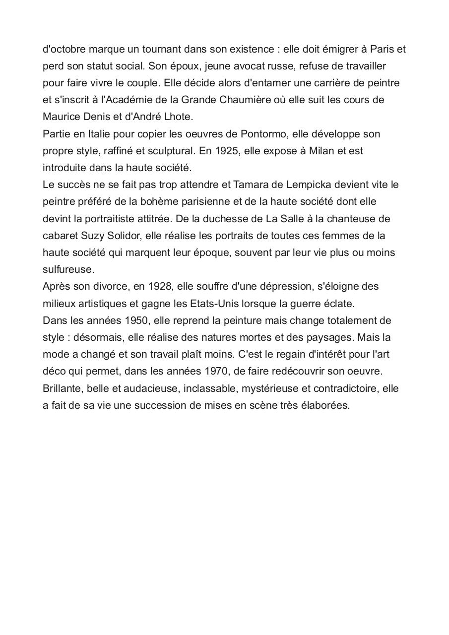 Fiche artiste_Lempicka.pdf - page 2/3