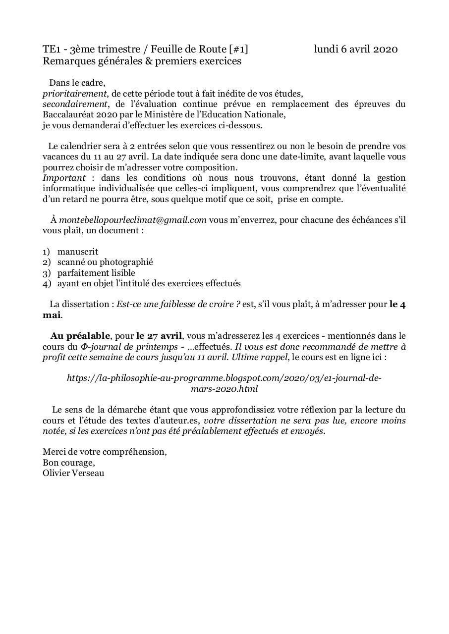 Aperçu du document TE1 feuille de route.pdf - page 1/1