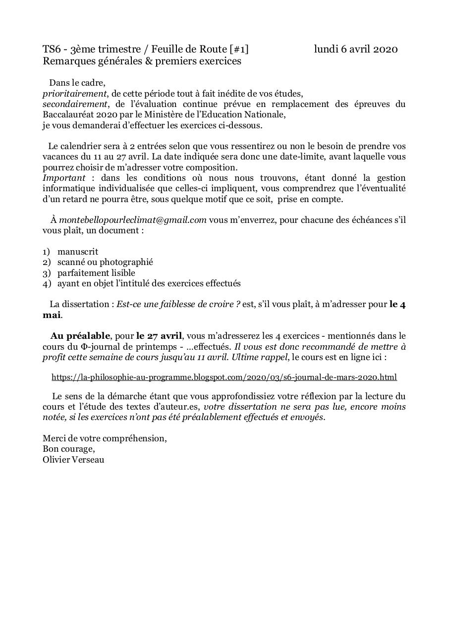 Aperçu du document TS6 feuille de route [#1].pdf - page 1/1