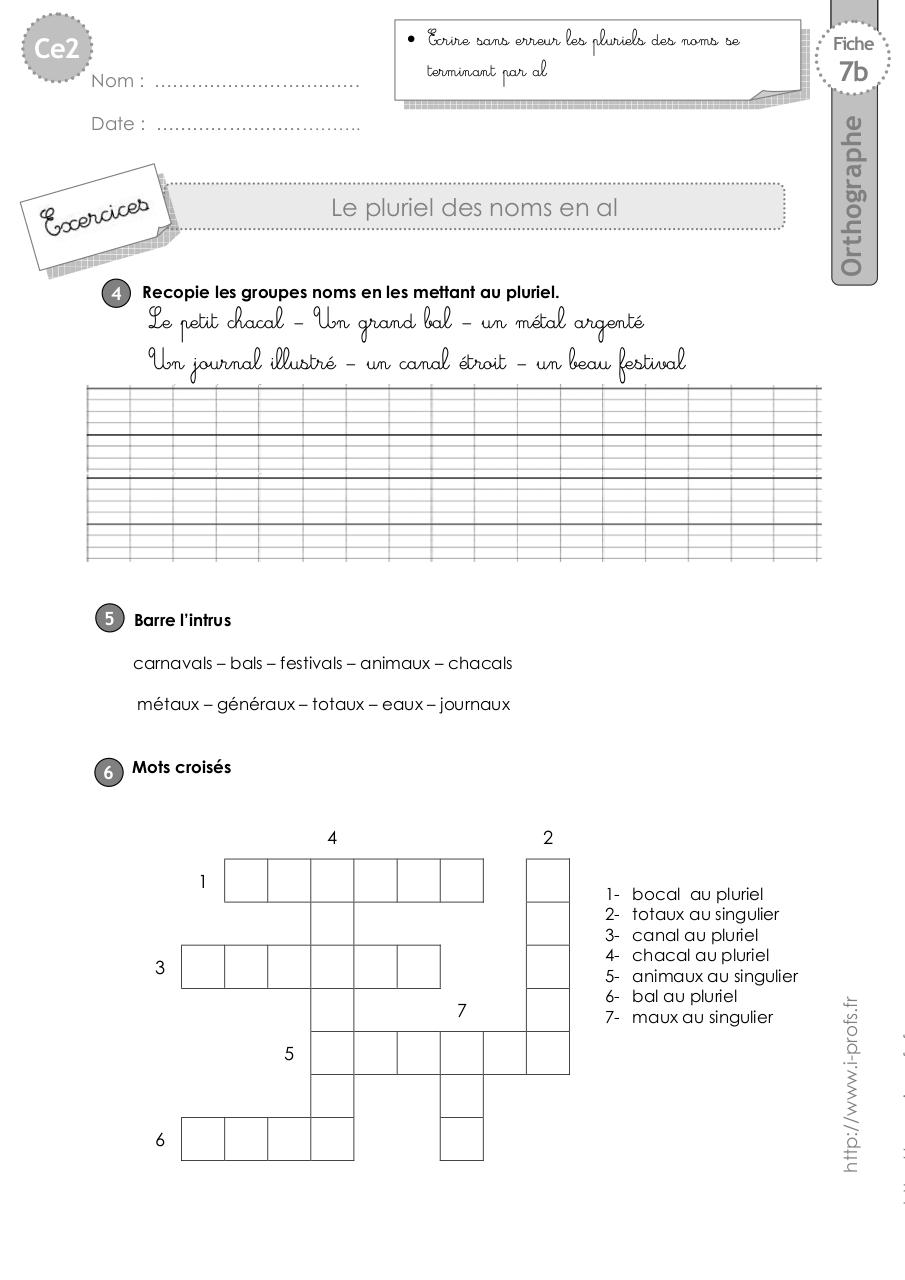 Aperçu du fichier PDF ce2-exercices-pluriel-al.pdf