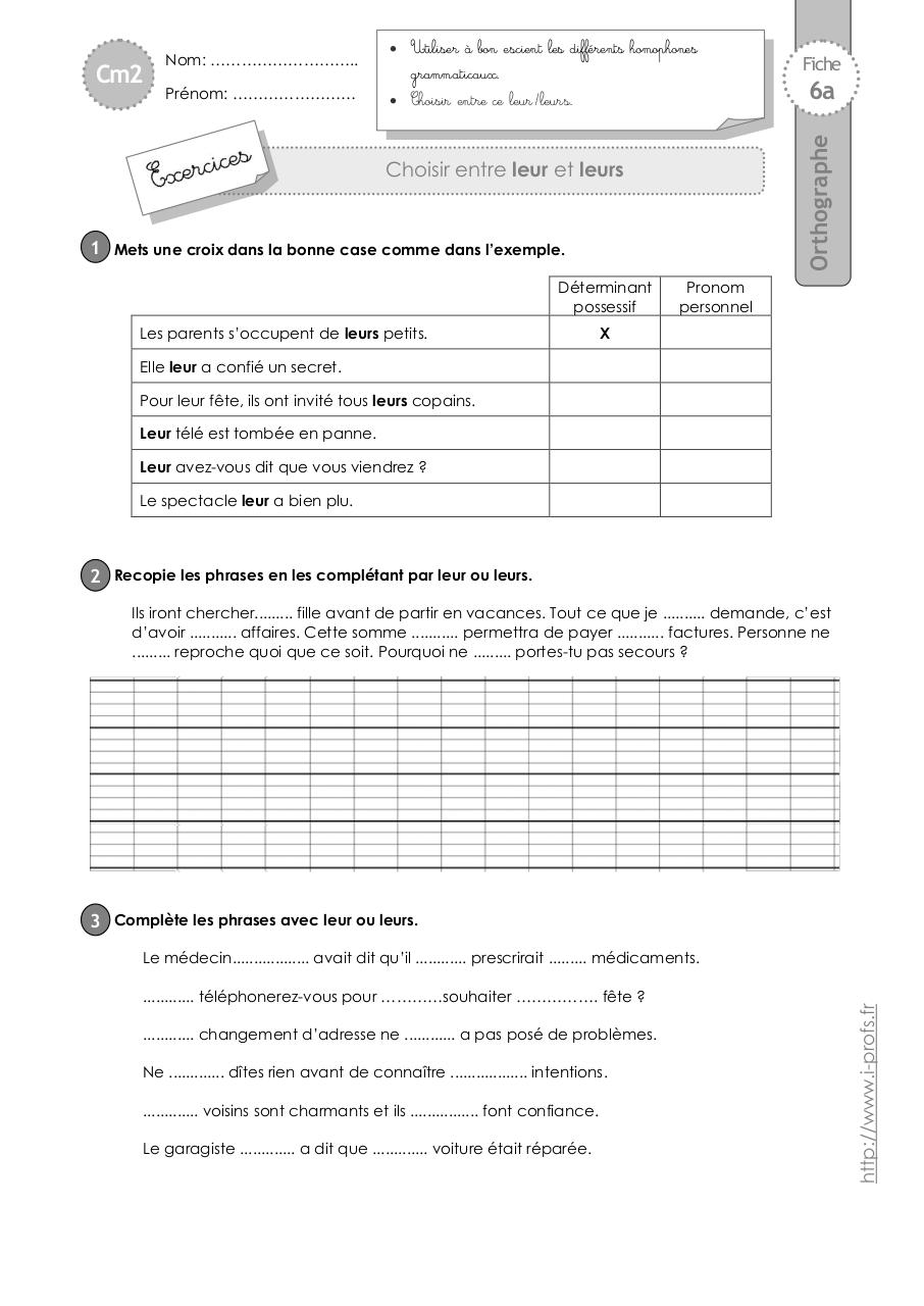 cm2-exercices-leur-leurs.pdf - page 1/2