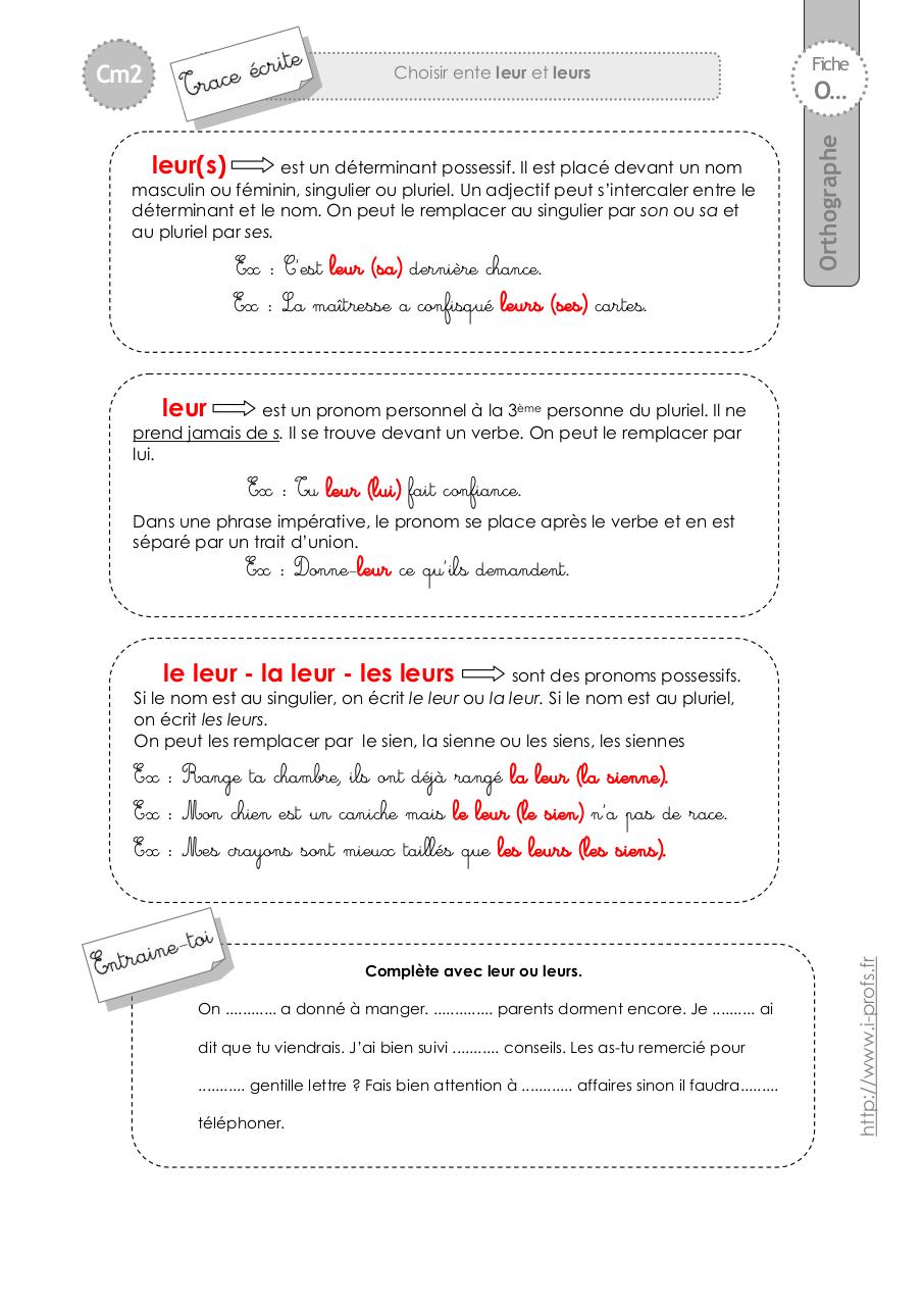 Aperçu du document cm2-trace-ecrite-leur-leurs.pdf - page 1/1