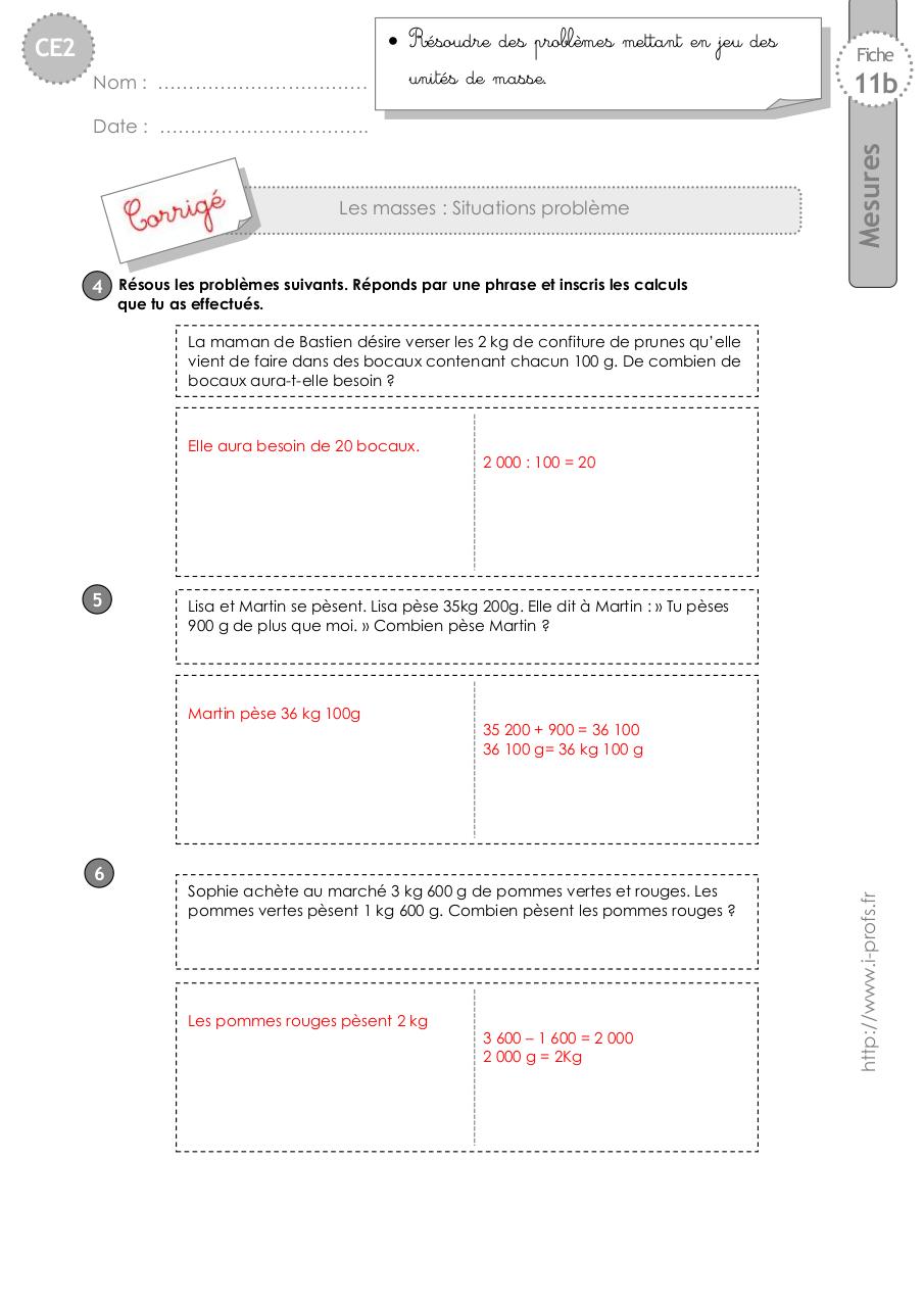 Aperçu du fichier PDF ce2-exercices-masses-problemes.pdf