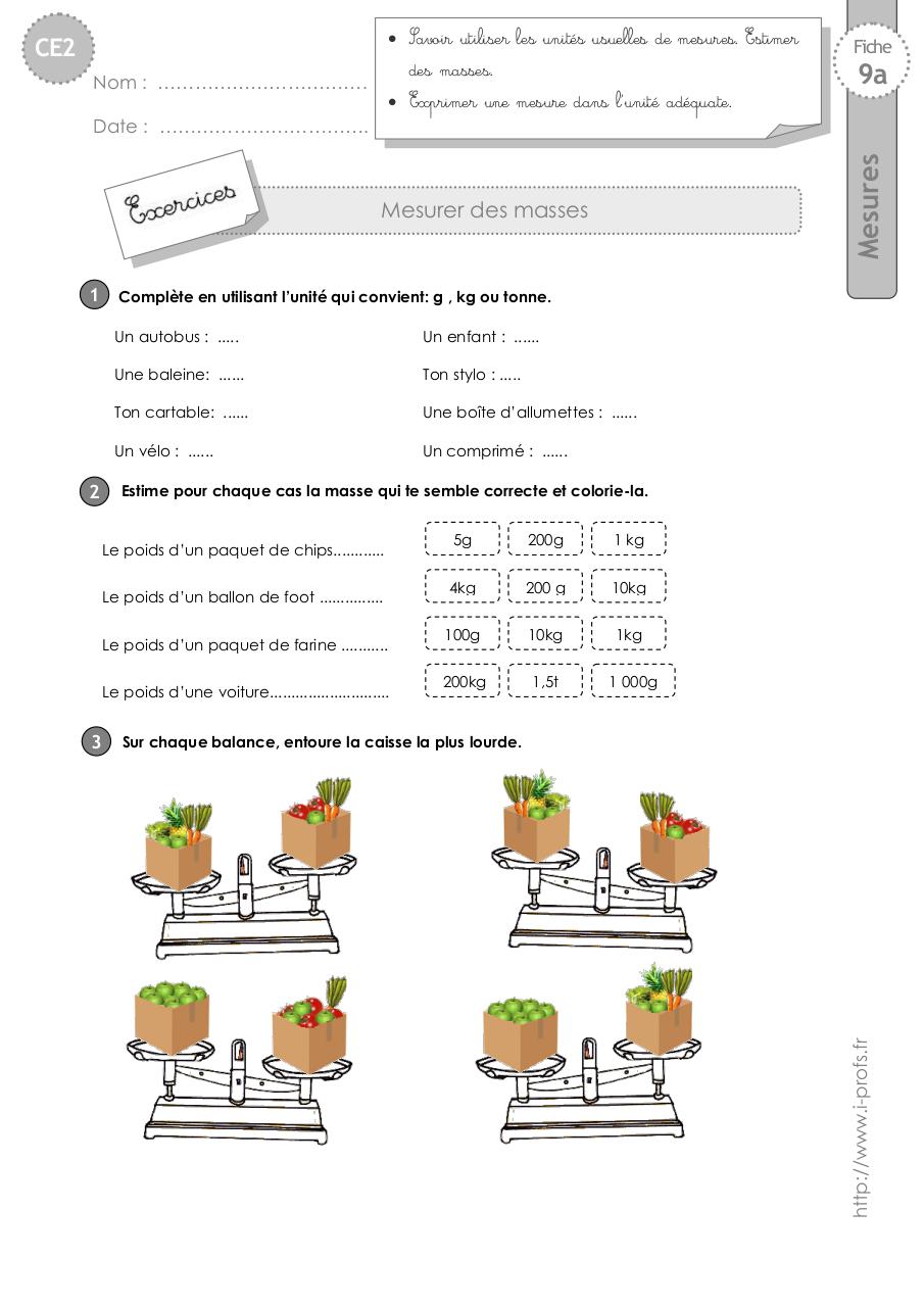 Aperçu du fichier PDF ce2-exercices-masses.pdf