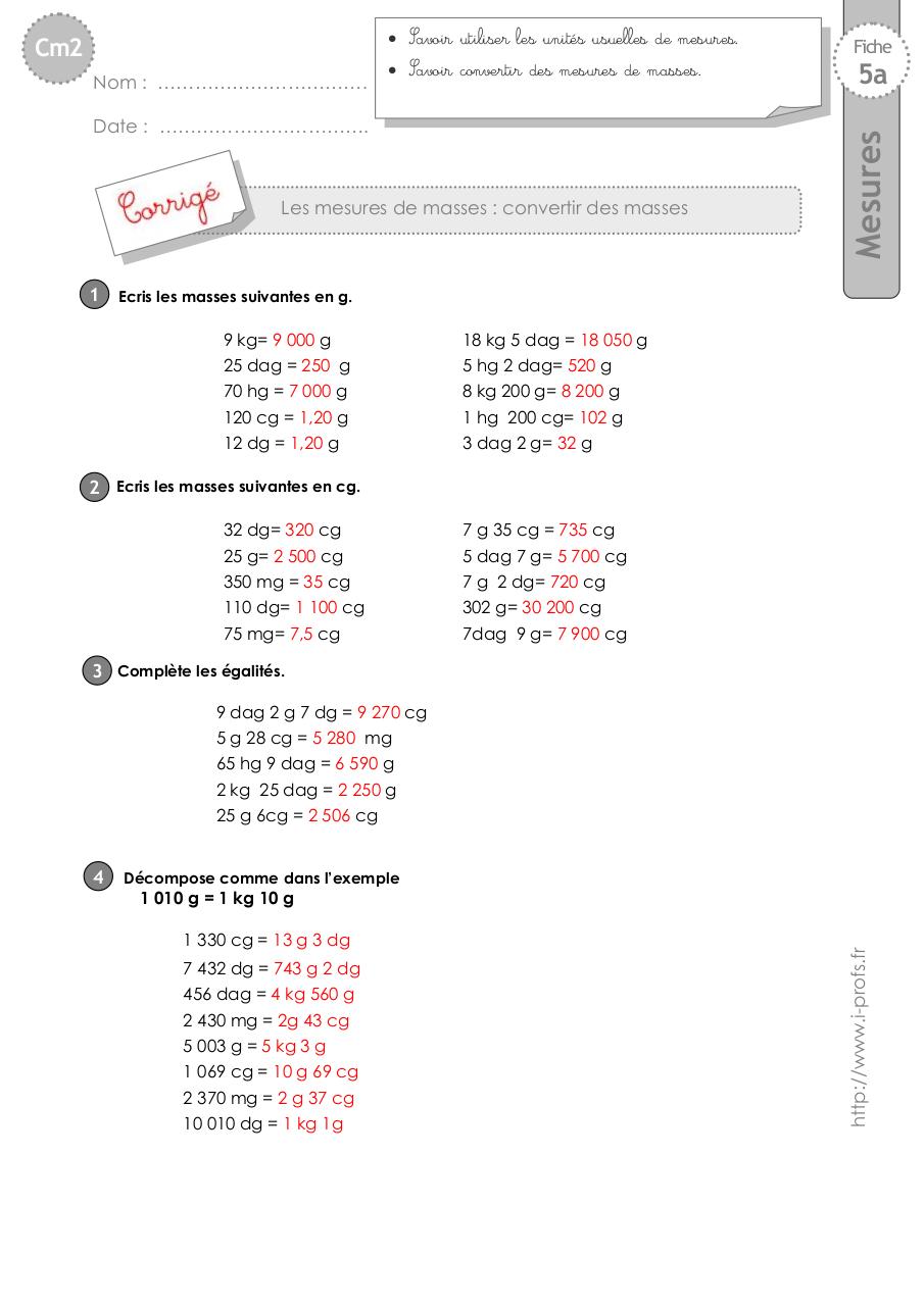 cm2-exercices-masses-convertir.pdf - page 3/4