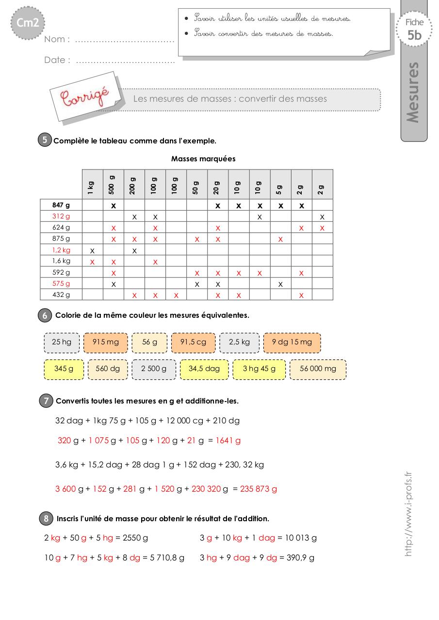 cm2-exercices-masses-convertir.pdf - page 4/4