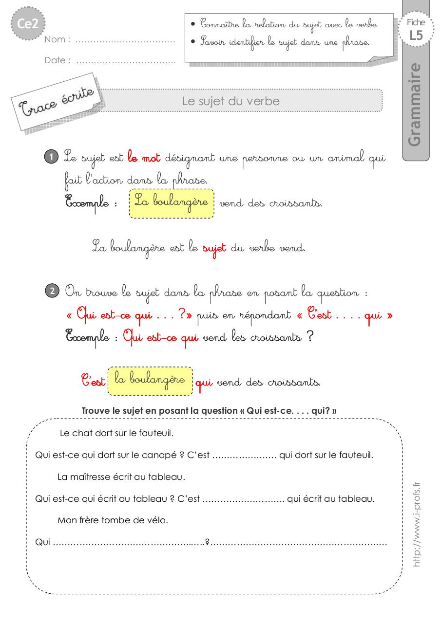 Aperçu du document ce2-trace-ecrite-sujet.pdf - page 1/1