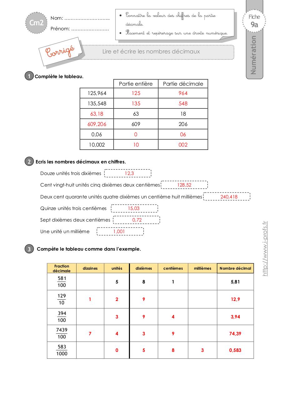 Maths Pdf Cm2 Exercice Cm2 Imprimer Maths CDMGYW Maths Pdf Cm2 Exercice Cm2 Imprimer Maths CDMGYW