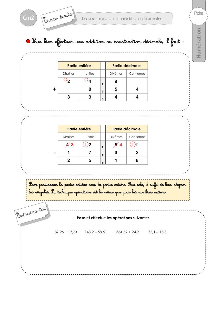 Aperçu du document cm2-trace-ecrite-addition-soustraction-décimale.pdf - page 1/1