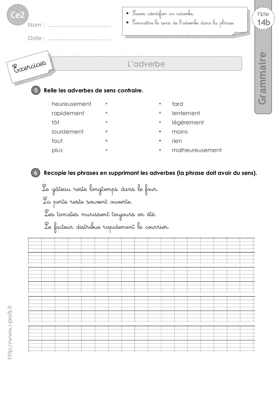 ce2-exercices-adverbe.pdf - page 2/4