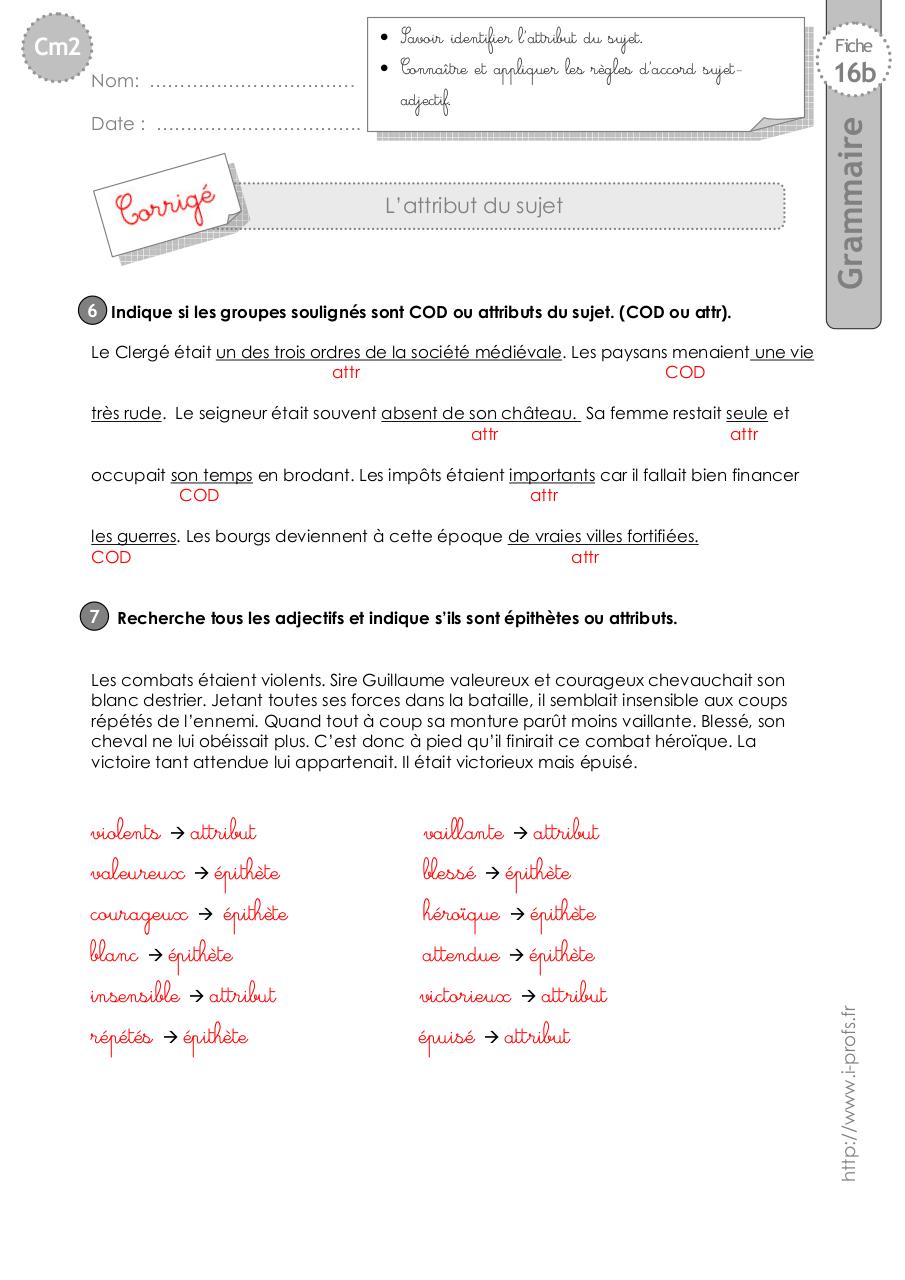 Aperçu du fichier PDF cm2-exercices-attribut.pdf