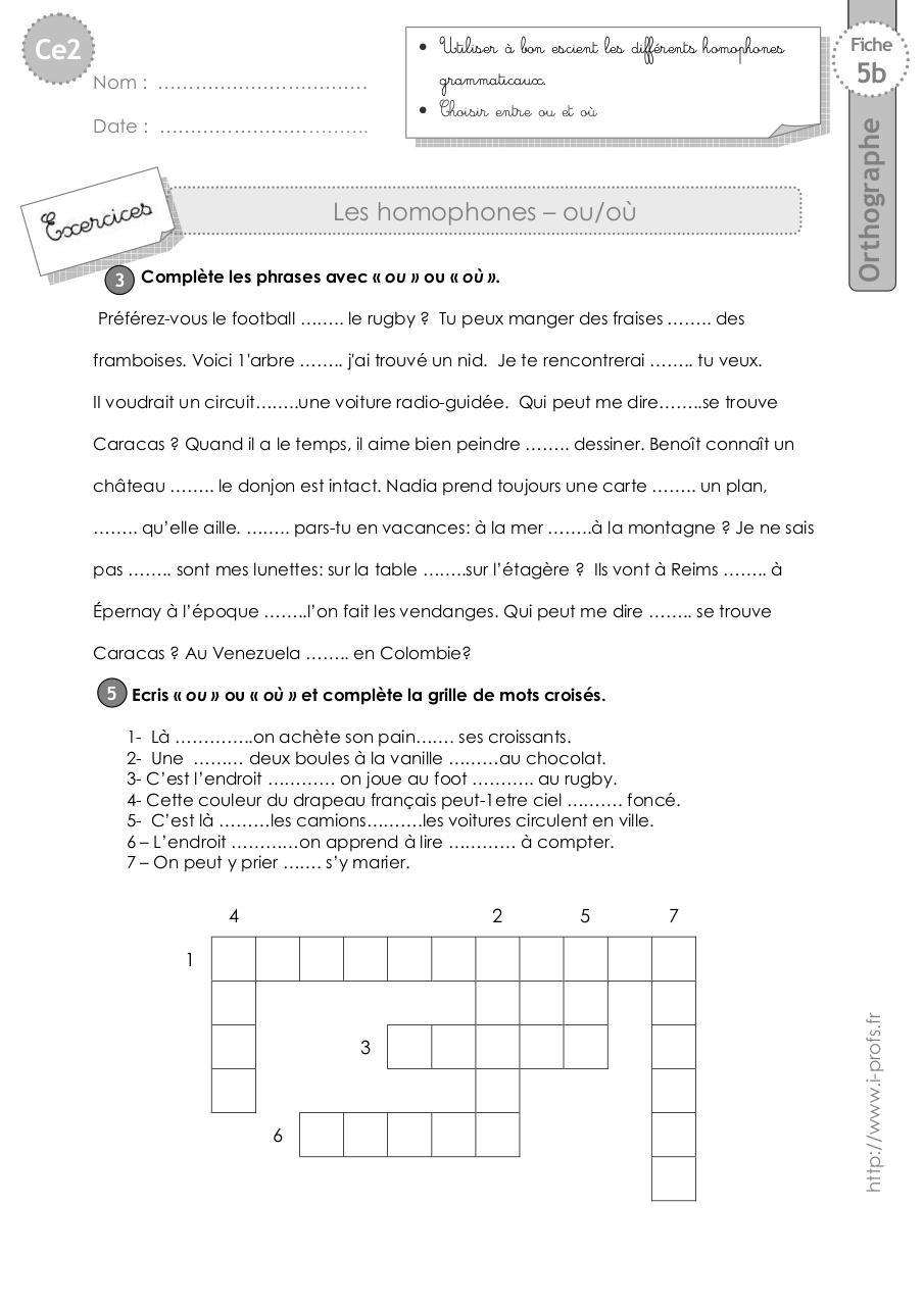 Aperçu du fichier PDF ce2-exercices-ou-o.pdf