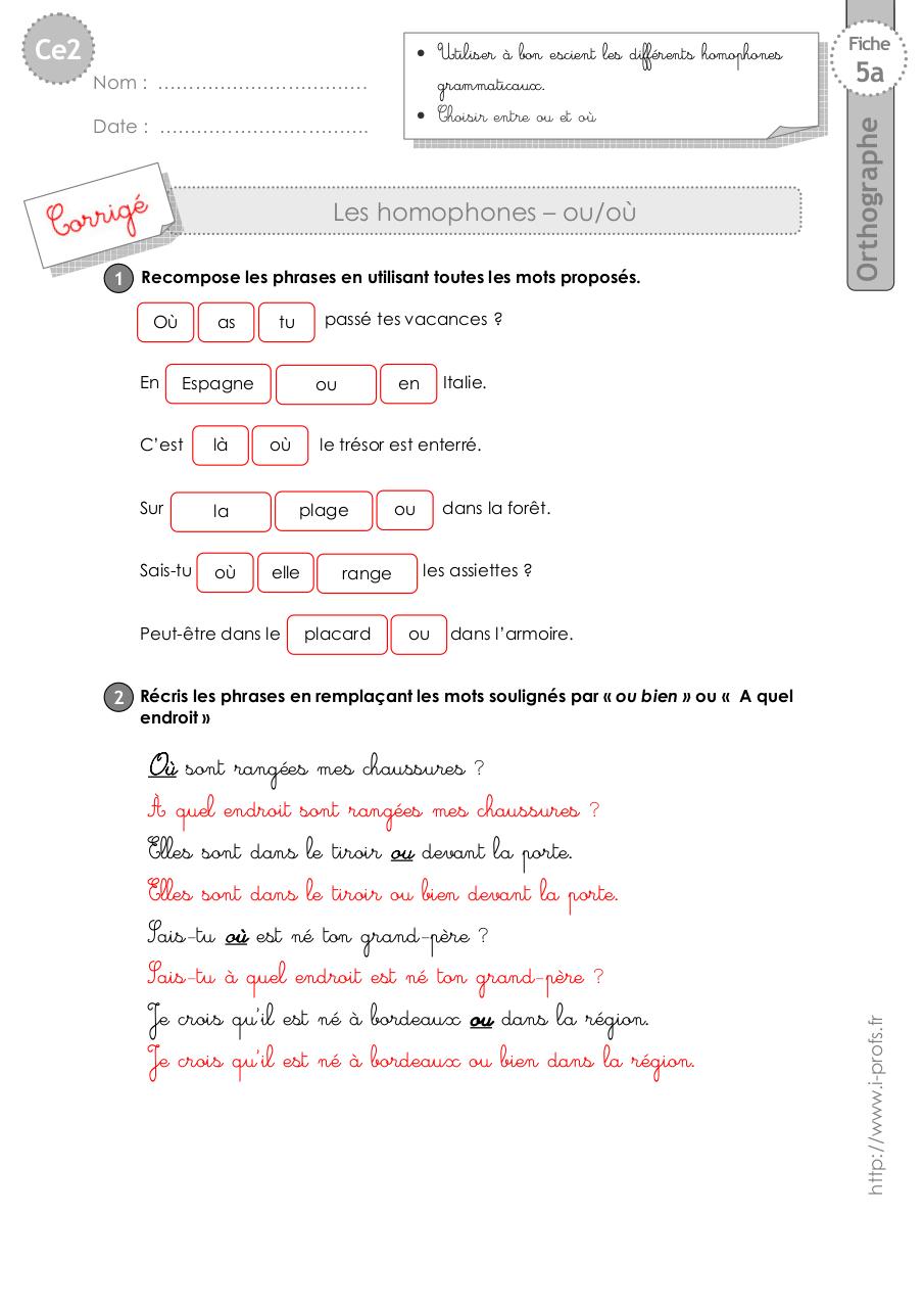 Aperçu du fichier PDF ce2-exercices-ou-o.pdf