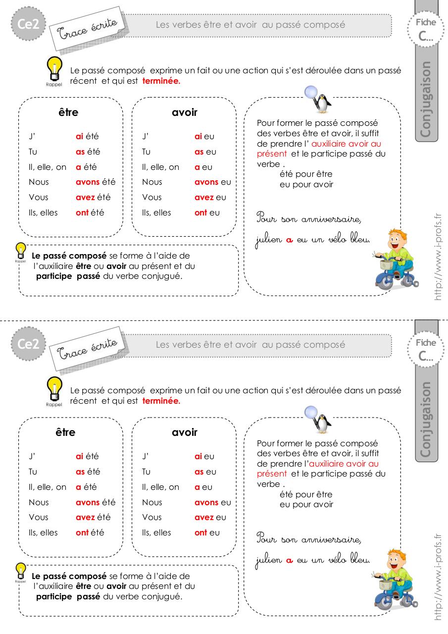 Aperçu du document ce2-trace-ecrite-etre-avoir-passe-compose.pdf - page 1/1