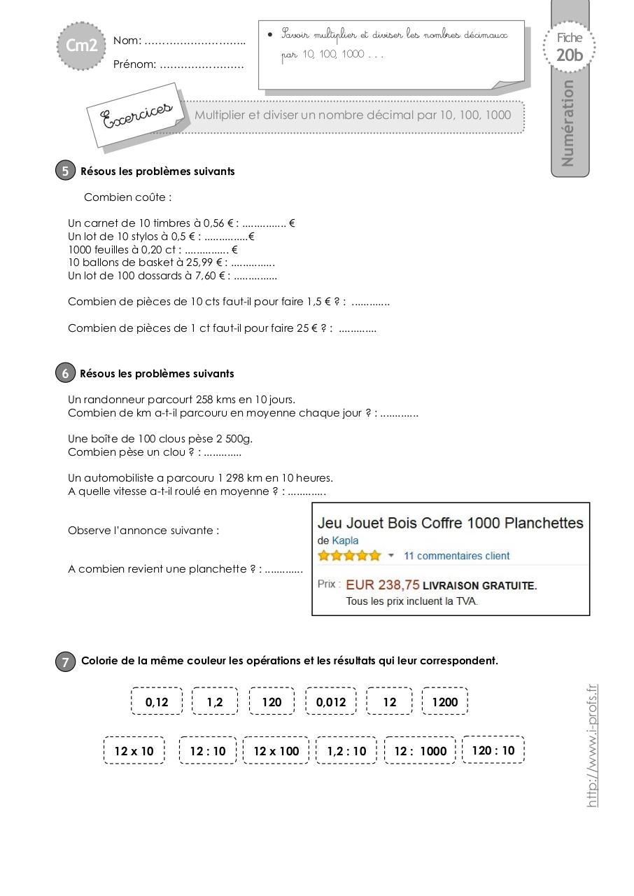 Aperçu du fichier PDF cm2-exercices-nombres-decimaux-multiplier-diviser-10-100-1000.pdf