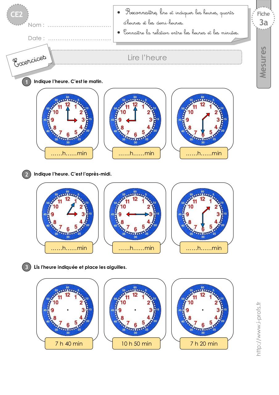 ce2-exercices-heure.pdf - page 1/6