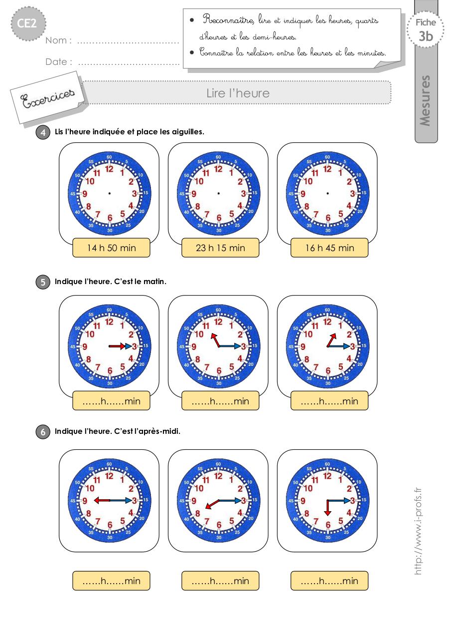 ce2-exercices-heure.pdf - page 2/6