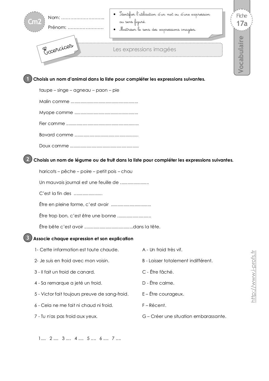 Aperçu du fichier PDF cm2-exercices-expressions-imagees.pdf