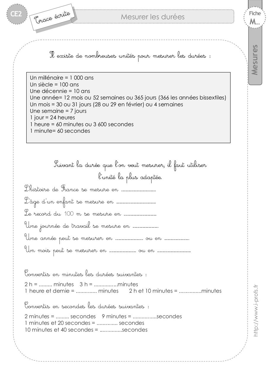 Aperçu du document ce2-trace-ecrite-unites-duree.pdf - page 1/1