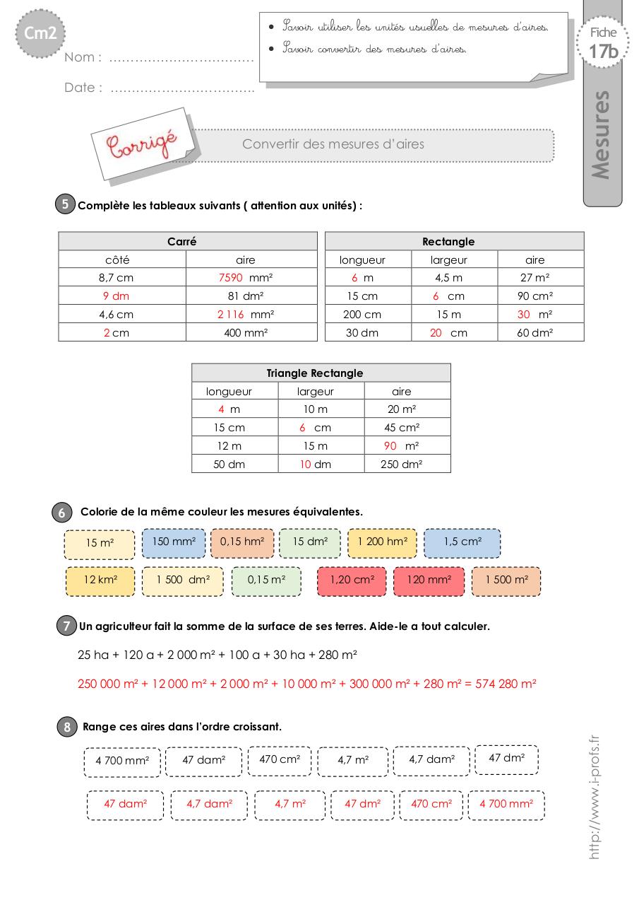cm2-exercices-aires-convertir.pdf - page 4/6