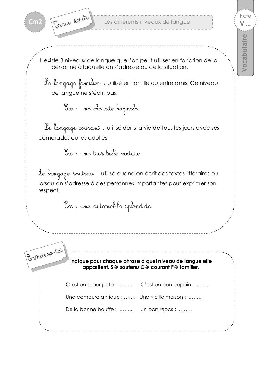 Aperçu du document cm2-trace-ecrite-niveaux-de-langue.pdf - page 1/1