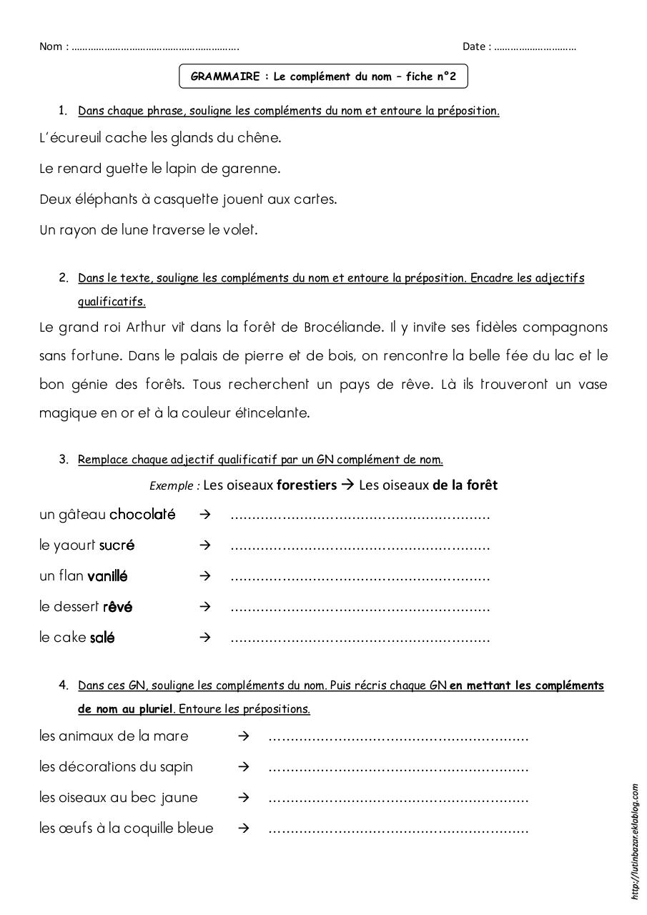 compl-nom_ce2_fiches-exercices.pdf - page 2/2