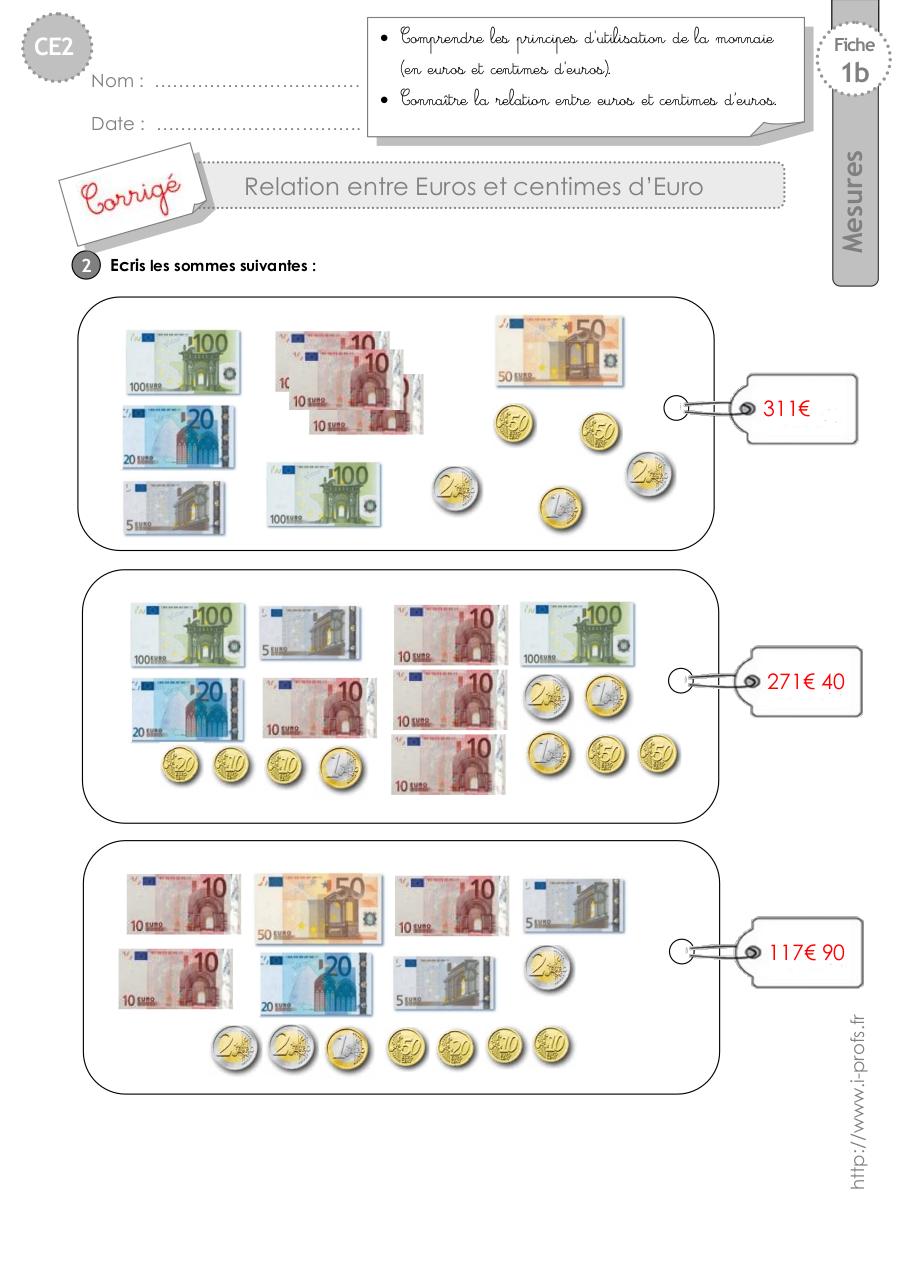 Aperçu du fichier PDF ce2-exercices-relation-euros-centimes.pdf