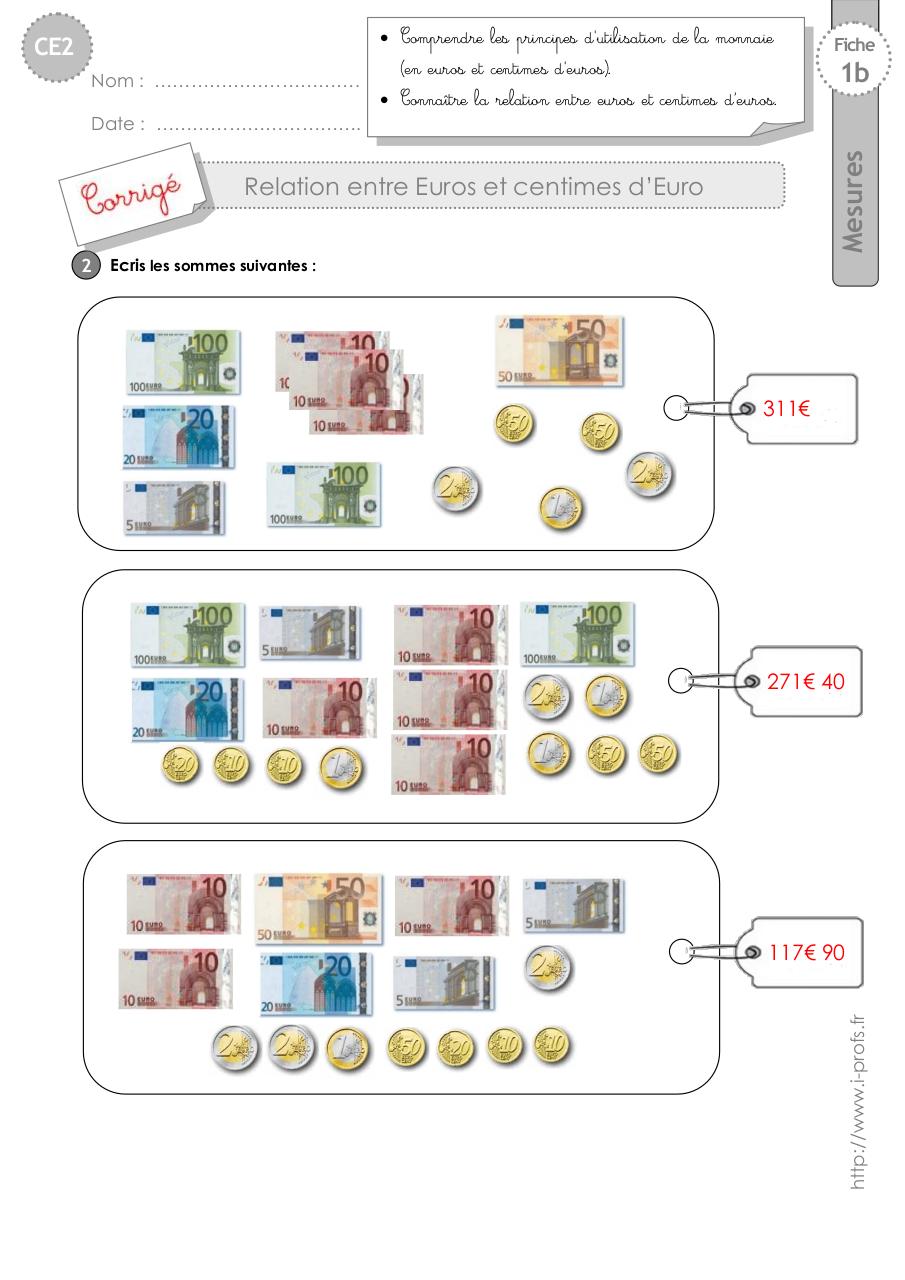 Aperçu du fichier PDF ce2-exercices-relation-euros-centimes.pdf