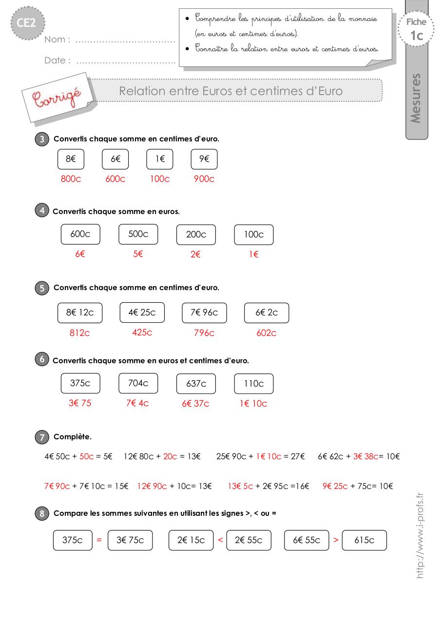 Aperçu du fichier PDF ce2-exercices-relation-euros-centimes.pdf