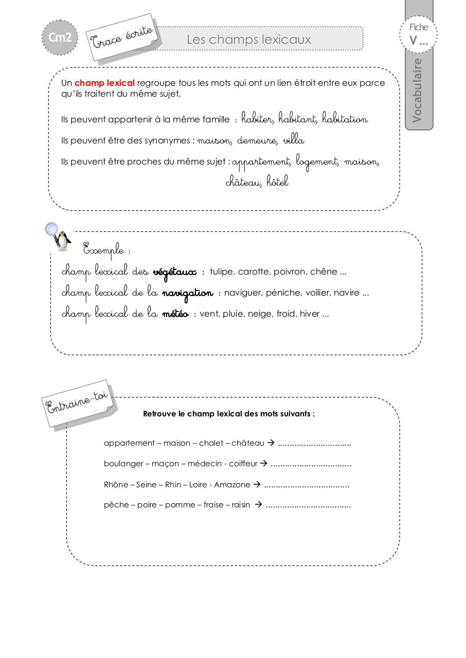 Aperçu du document cm2-trace-ecrite-champs-lexicaux.pdf - page 1/1