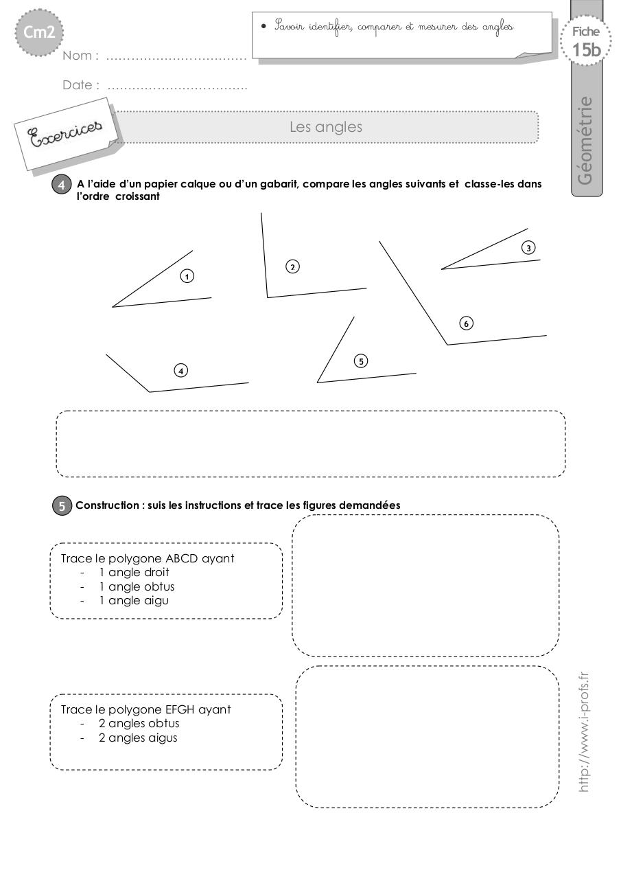 Angles droits ? - La classe de Marou